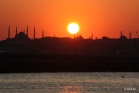 イスタンブールの日没